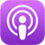 Apple Podcasts logo